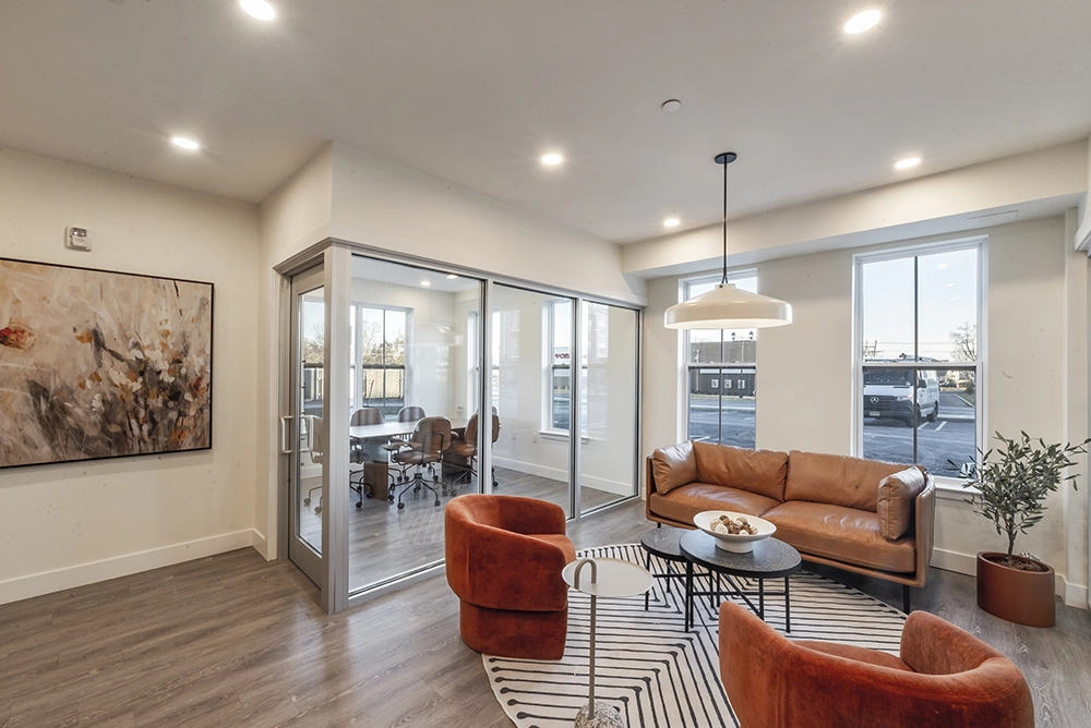 community area at east brunswick apartments summerhill gardens